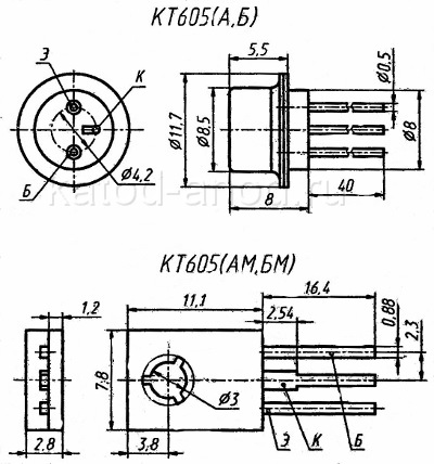 Транзистор КТ605